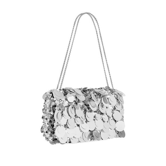 Rabanne Silver Shoulder Bags Women - Picture 3 of 5